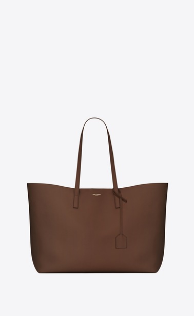 Saint Laurent E/W shopping bag in soft leather
